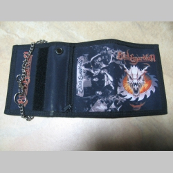 Blind Guardian, hrubá, pevná, textilná peňaženka sretiazkou a karabínkou